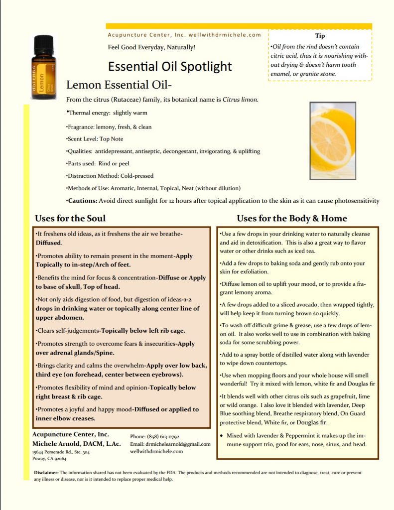 Lemon Oil