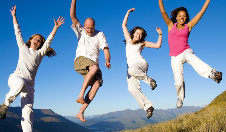 People Jumping