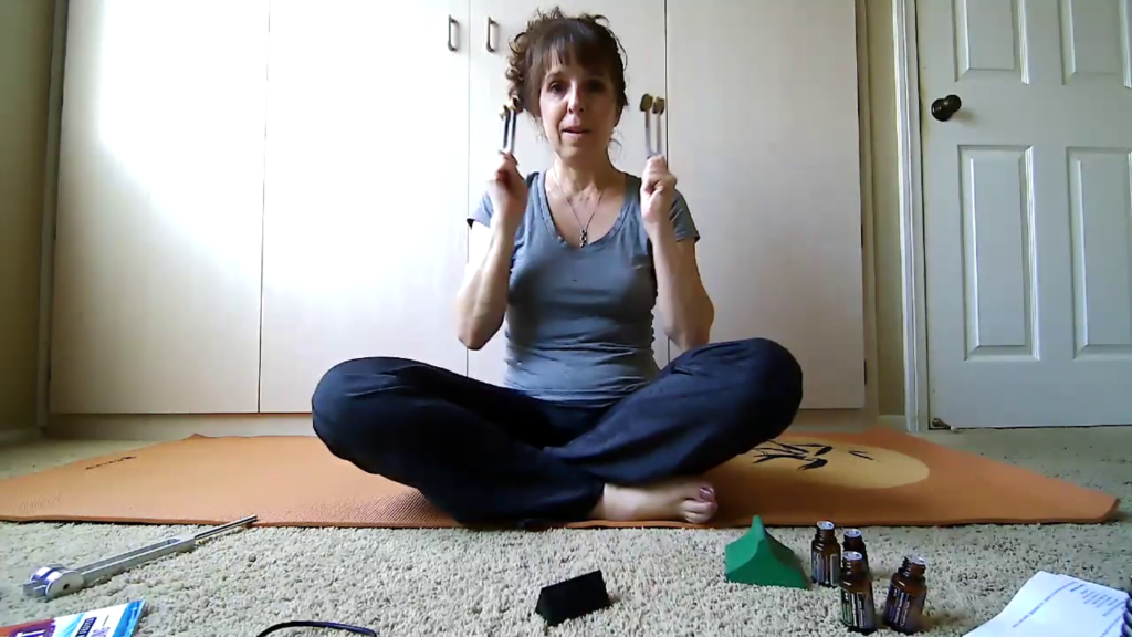 Dr. Michele listening to Ohm unison