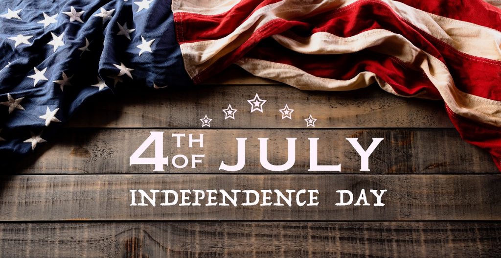 American flag for Independence Day