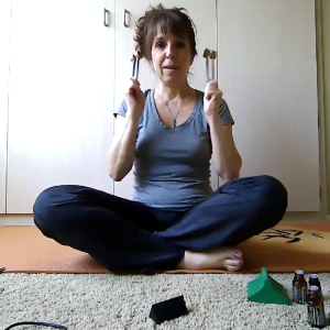 Dr. Michele listening to Ohm unison